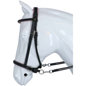 F.R.A. Bit-less Bridle Dietsji with Reins Black/Pink