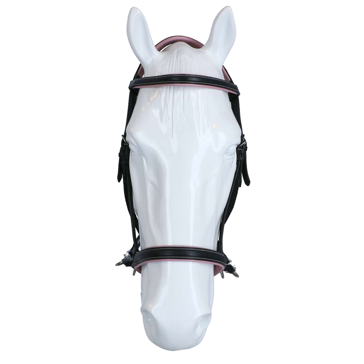 F.R.A. Bit-less Bridle Dietsji with Reins Black/Pink