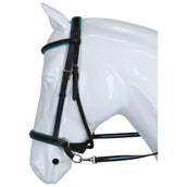 F.R.A. Bit-less Bridle Dietsji with Reins Black/Blue