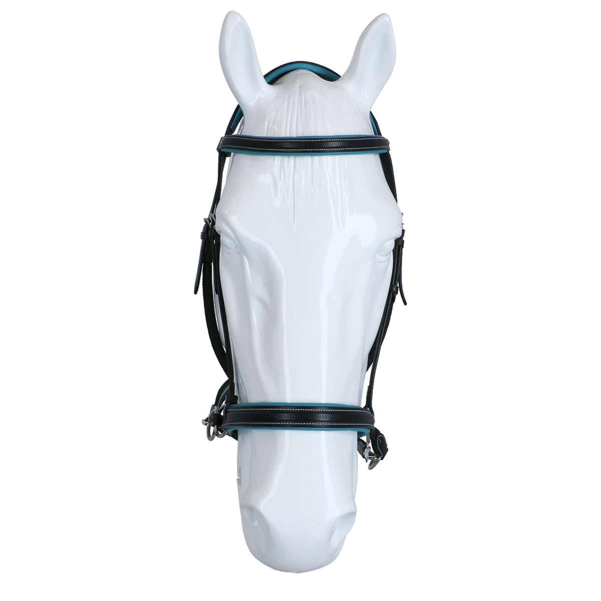 F.R.A. Bit-less Bridle Dietsji with Reins Black/Blue