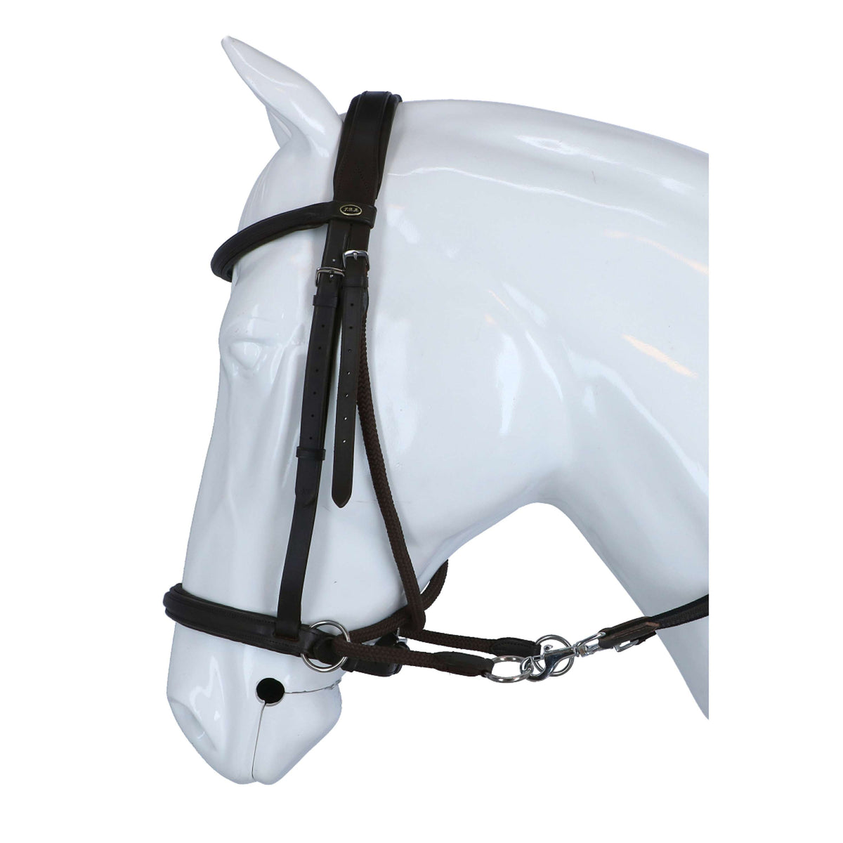 F.R.A. Bit-less Bridle Dietsji with Reins Brown