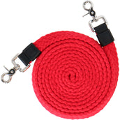 F.R.A. Reins Gabi Braided Cotton Red