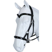 F.R.A. Bit-less Bridle Isabel Side Pull Softleather Reins Black