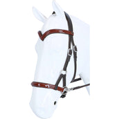 F.R.A. Bit-less Bridle Isabel Side Pull Softleather Reins Brown