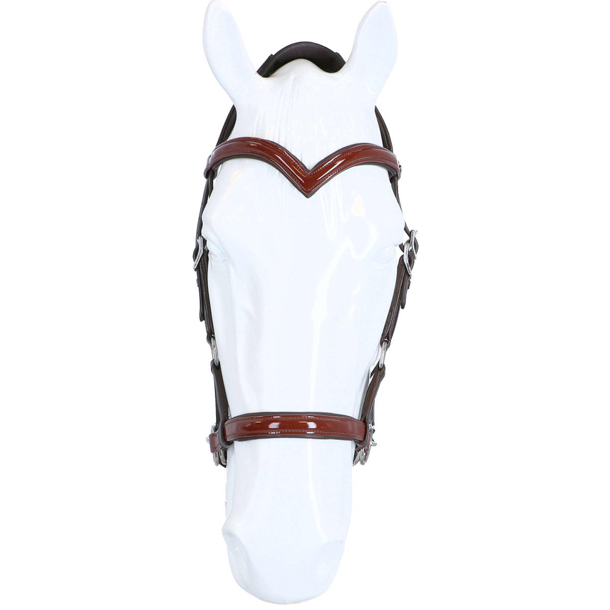 F.R.A. Bit-less Bridle Isabel Side Pull Softleather Reins Brown