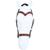 F.R.A. Bit-less Bridle Isabel Side Pull Softleather Reins Brown