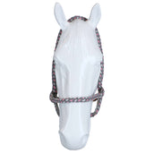 F.R.A. Hackamore Bridle Jaspis Cotton Pink/grey/white