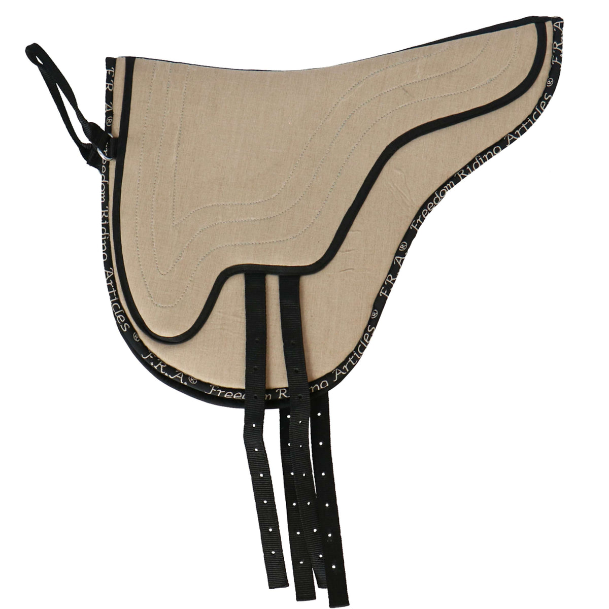 F.R.A. Bareback Pad Jeany Basic Demin Beige/Khaki