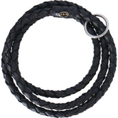 F.R.A. Neck Rope Kripton Cordeo Leather Braided Around Black