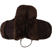 F.R.A. Bareback Pad Macon Extra Merino with Knee Rolls and Inlays Brown/Cappuccino