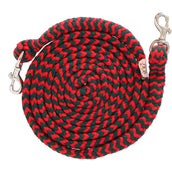 F.R.A. Reins Madora Braided Cotton Green/red