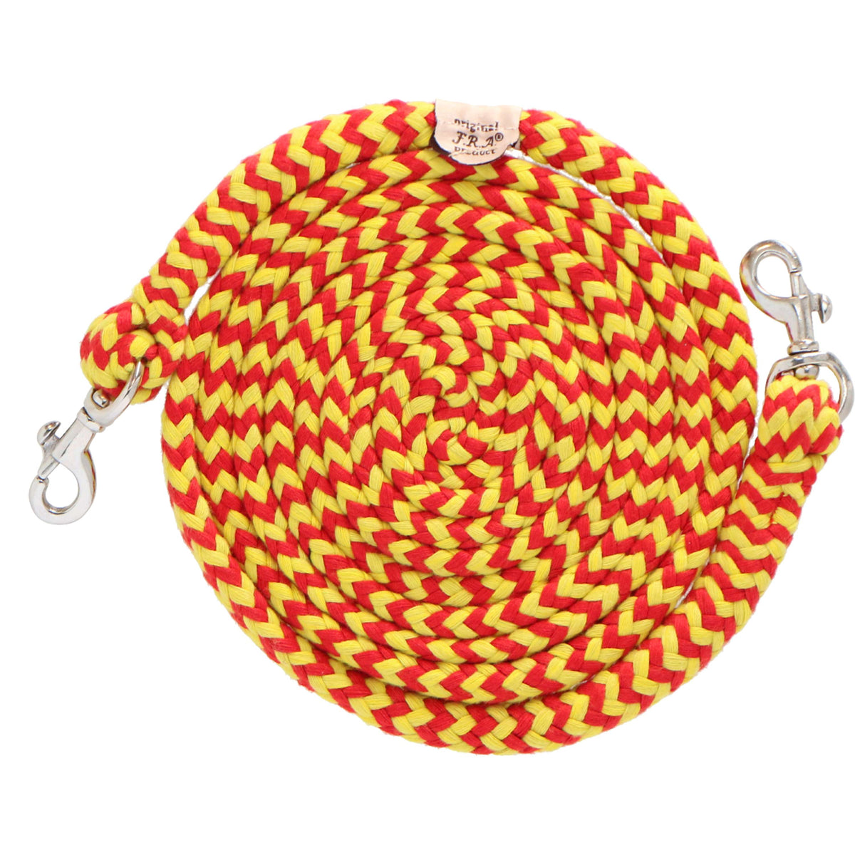 F.R.A. Reins Madora Braided Cotton Red/Yellow