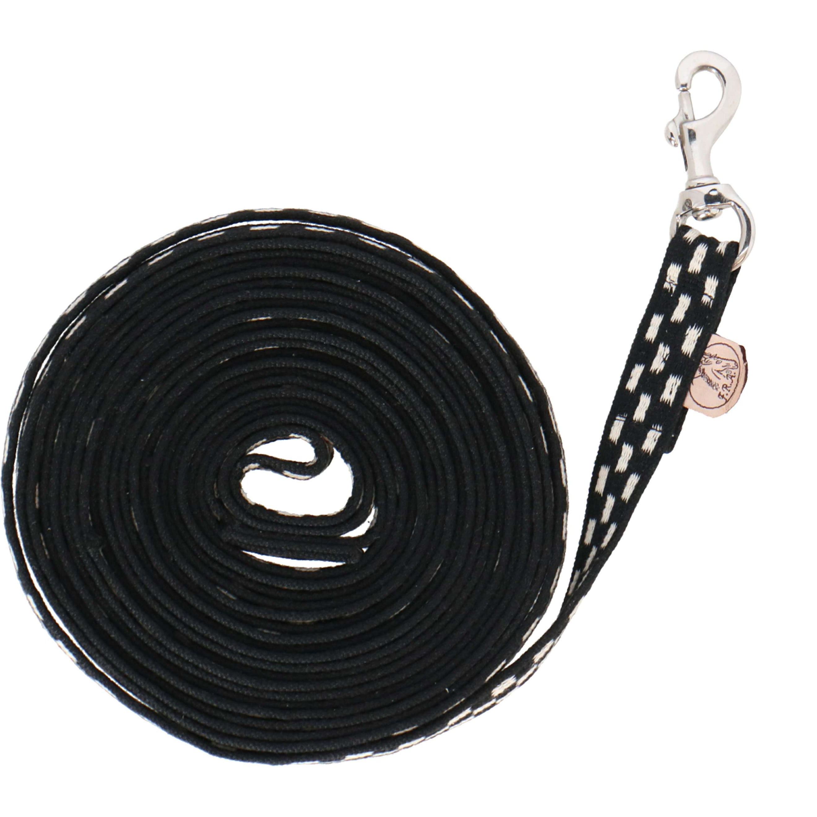 F.R.A. Lunging Side Rope Pardi Cotton Black/White F.R.A. Lunging Side Rope Pardi Cotton Black/White