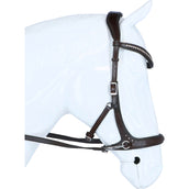 F.R.A. Bit-less Bridle Rebecca Side Pull Softleather Reins Havana