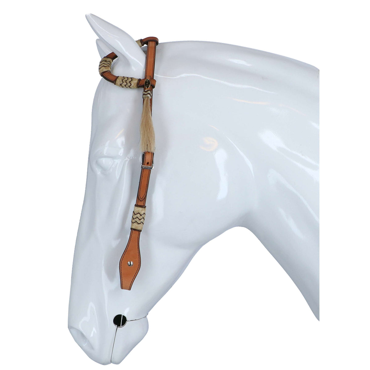 F.R.A. Ear Bridle Sabir Leather Naturel