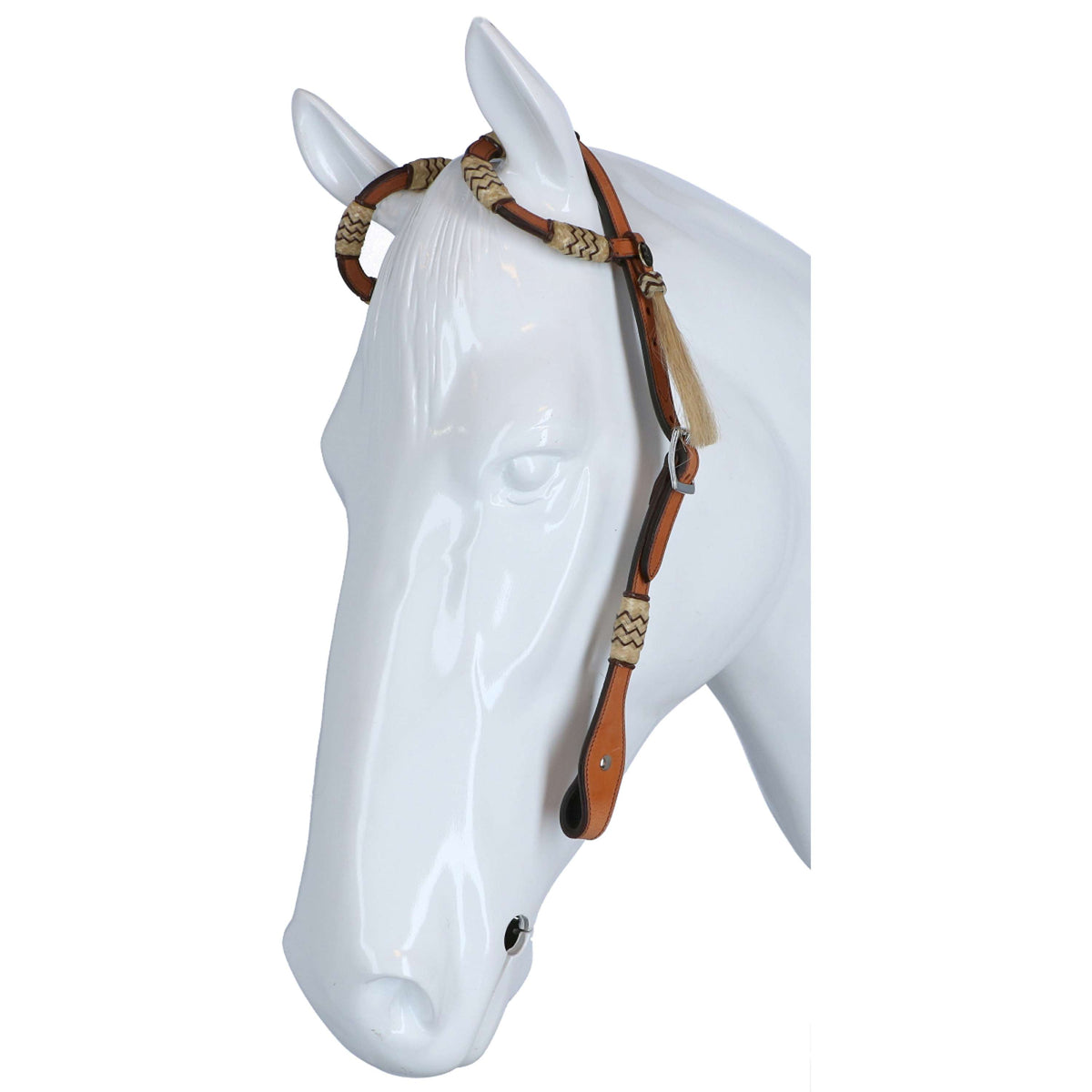 F.R.A. Ear Bridle Sabir Leather Naturel