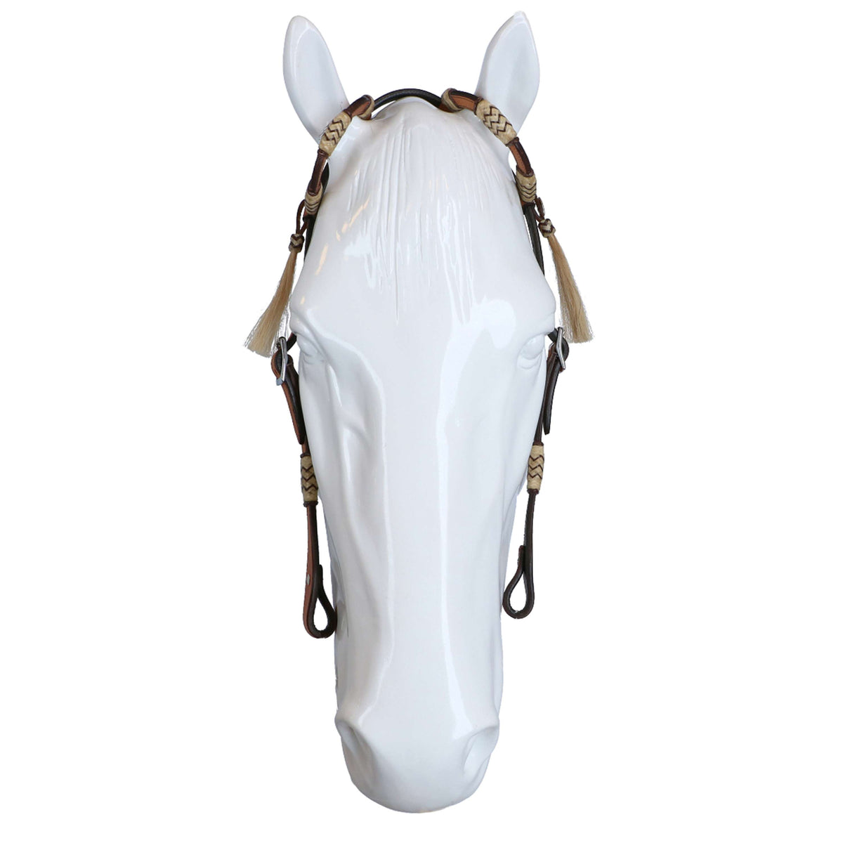 F.R.A. Ear Bridle Sabir Leather Naturel