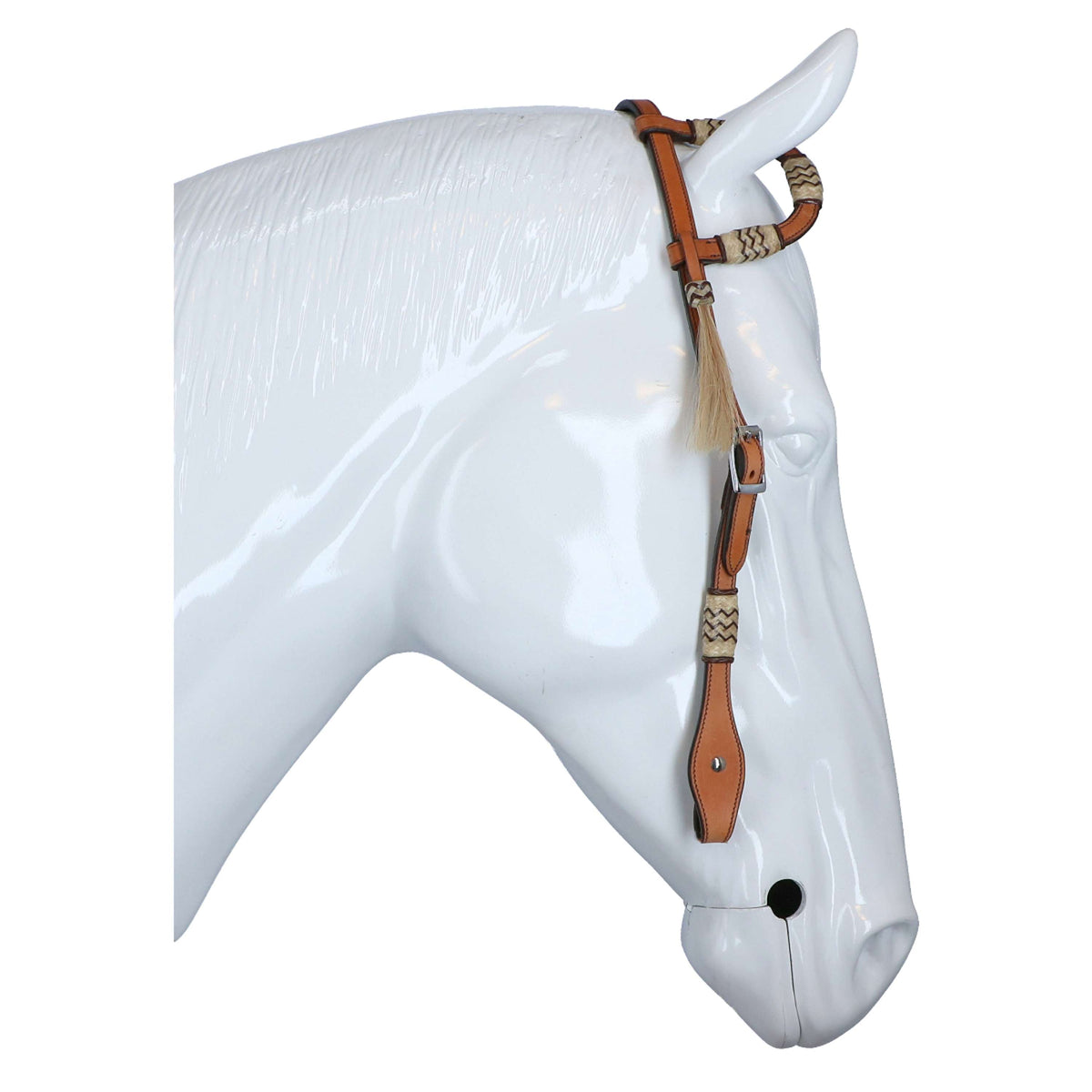 F.R.A. Ear Bridle Sabir Leather Naturel