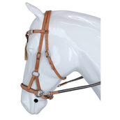 F.R.A. Bit-less Bridle Shango Side Pull Western Look Naturel