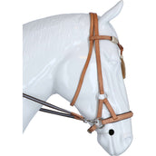 F.R.A. Bit-less Bridle Shango Side Pull Western Look Naturel