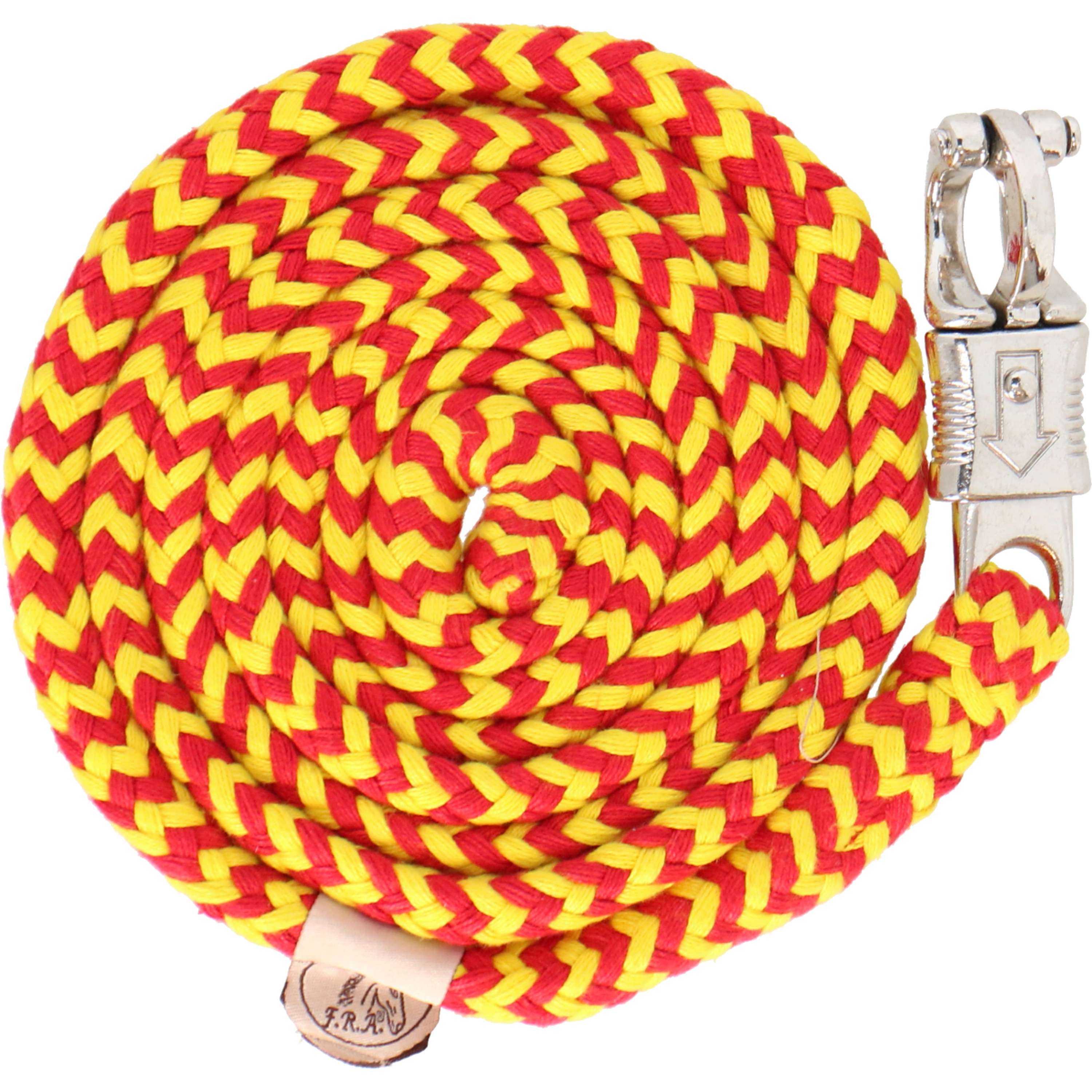F.R.A. Lead Rope Svendy Ruchi Collection Red/Yellow