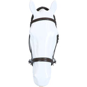 F.R.A. Bit-less Bridle Ulan Leather Reins Brown