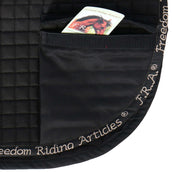 F.R.A. Saddle Pad Unica Bags for Treeless Saddle Black