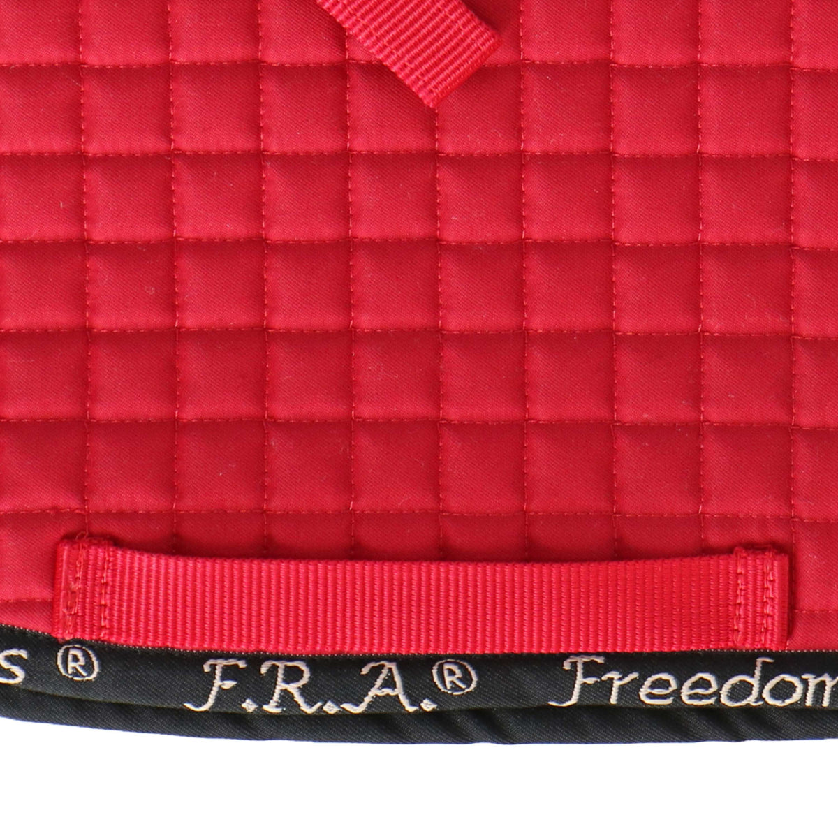 F.R.A. Saddle Pad Unica Bags for Treeless Saddle Red