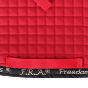 F.R.A. Saddle Pad Unica Bags for Treeless Saddle Red