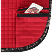 F.R.A. Saddle Pad Unica Bags for Treeless Saddle Red