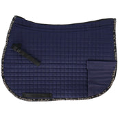 F.R.A. Saddle Pad Unica Bags for Treeless Saddle Blue