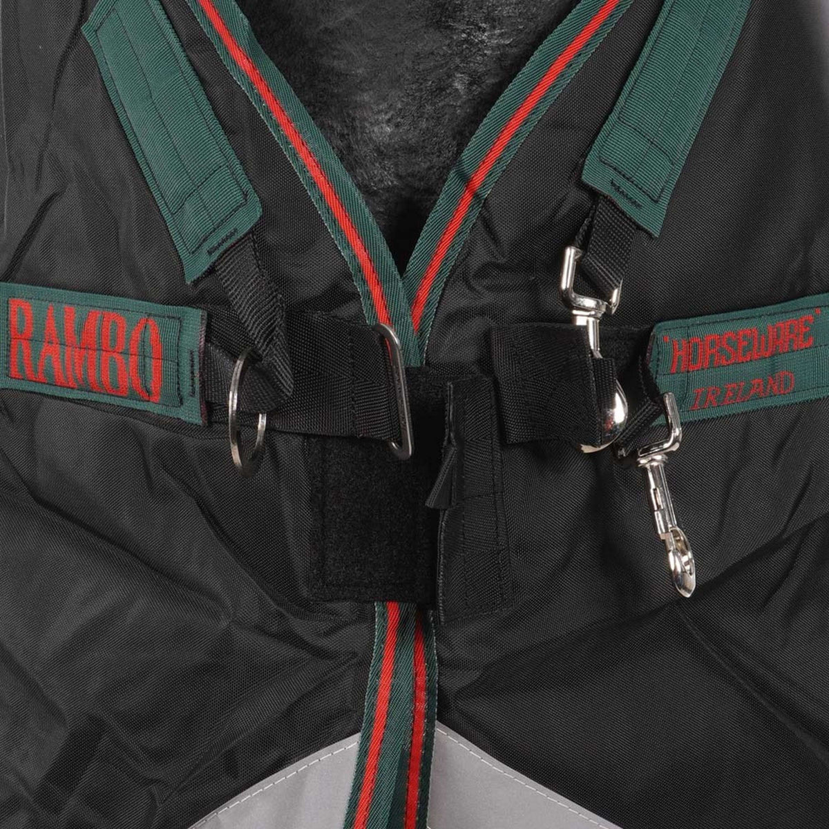 Rambo Original Turnout Med L/A 200g Black/Green/Red