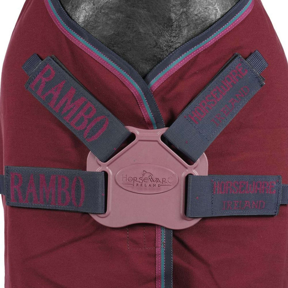 Rambo Helix Stable Sheet Disc Burgundy/Teal/Navy