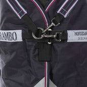 Rambo Supreme Turnout Lite 0g Navy/Burgundy/Dusty Blue