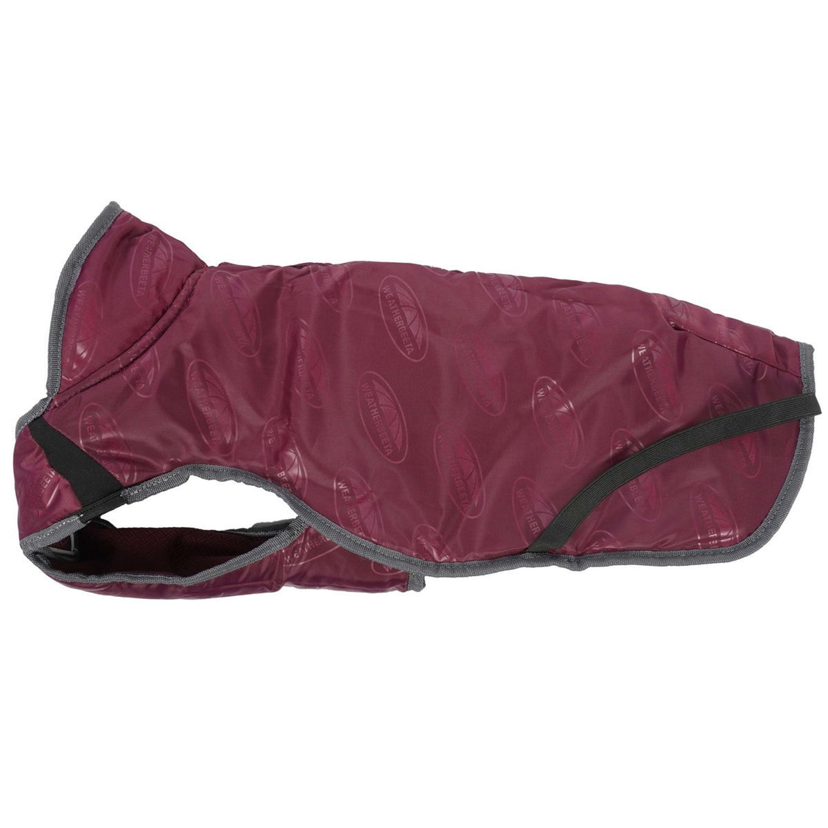 Weatherbeeta Dog Coats Comfitec Premier Free Parka Deluxe Medium 1200D 220g Maroon/Grey/White