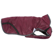 Weatherbeeta Dog Coats Comfitec Premier Free Parka Deluxe Medium 1200D 220g Maroon/Grey/White