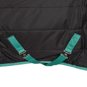 Weatherbeeta Stable Rug Green-Tec Stable Combo Neck Medium/Lite 150D 150g Black/Bottle Green