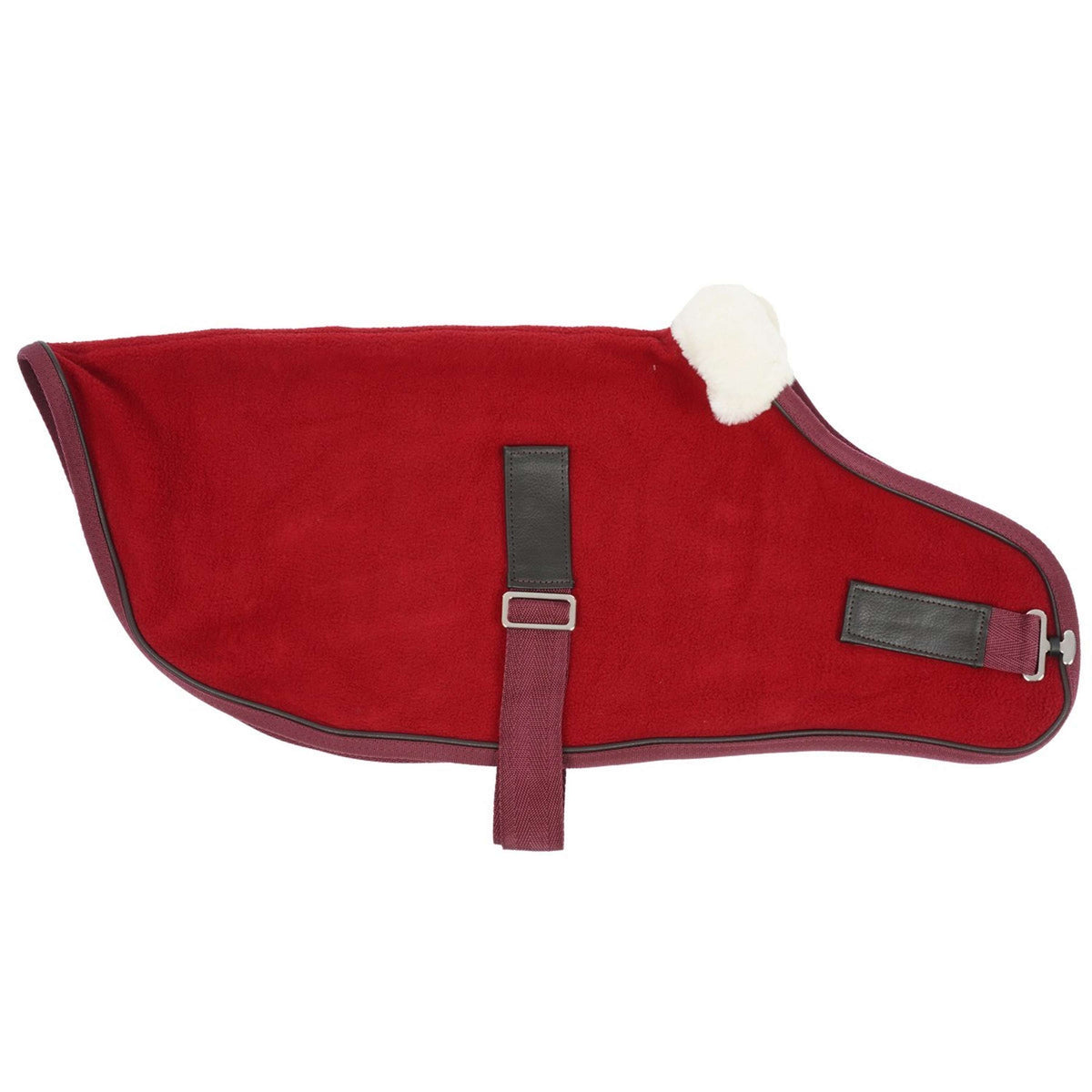 Diego & Louna Dog Rug Polar Bordeaux