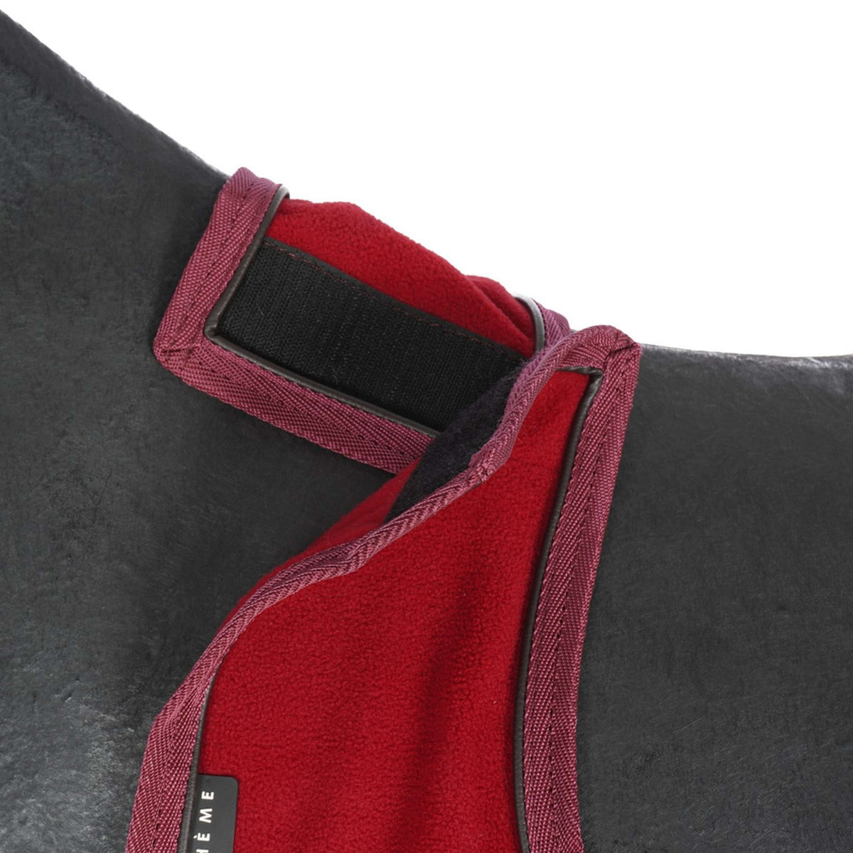 EQUITHÈME Exercise Rug Teddy Fleece Bordeaux