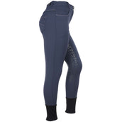 BR Breeches BRPS Cathrine Silicon Seat Blueberry