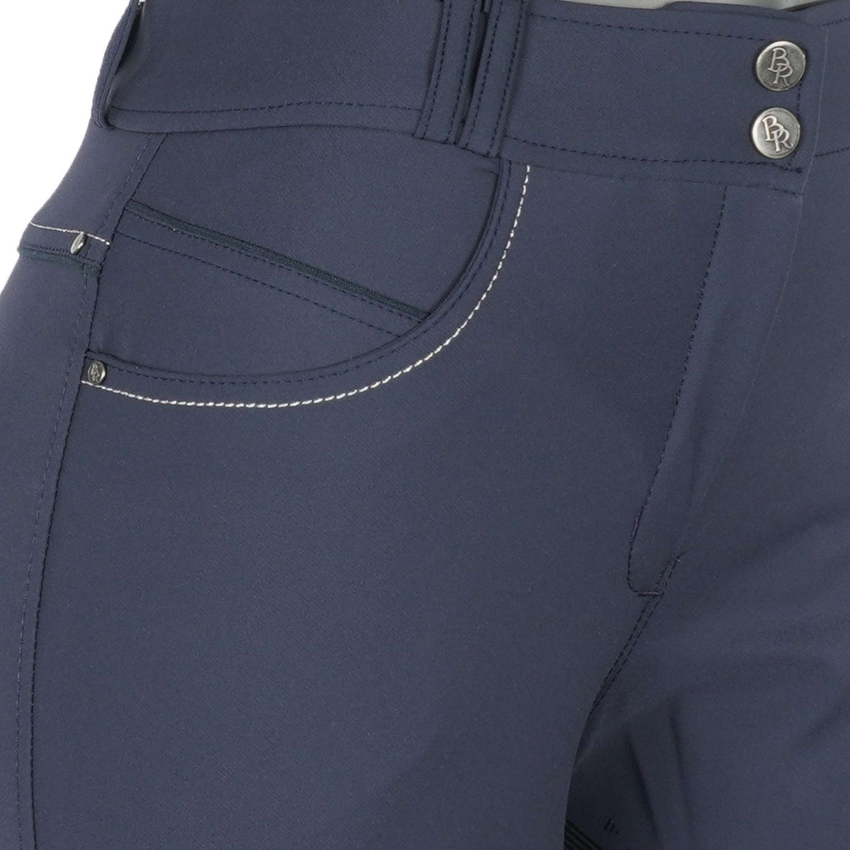 BR Breeches BRPS Cathrine Silicon Seat Blueberry