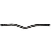 Passier Browband Curved with Big Rhinestones Clear/Black