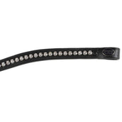 Passier Browband Curved with Big Rhinestones Clear/Black