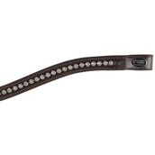 Passier Browband Curved with Rhinestones Havana