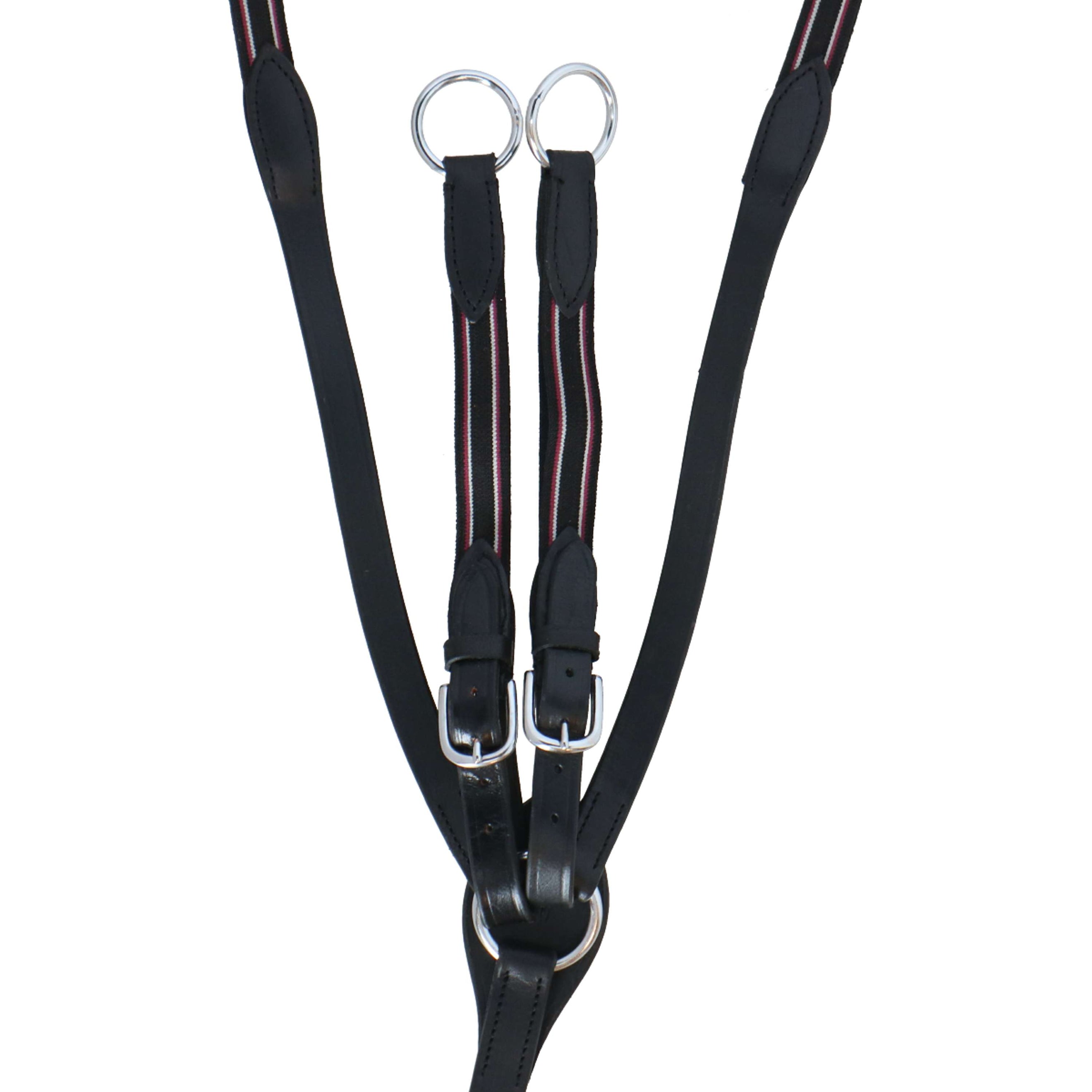 HB Front Harness Leather Black