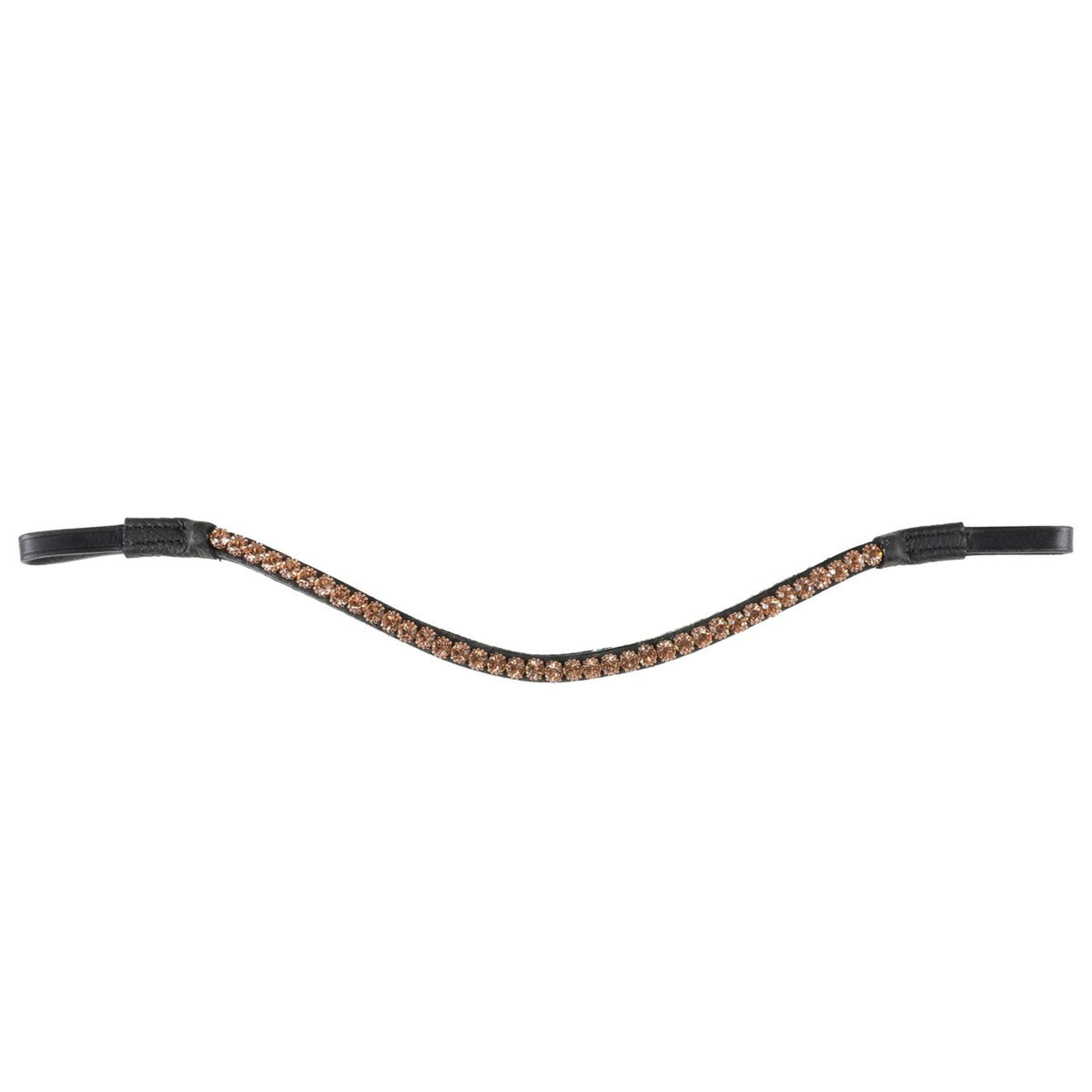 HB Showtime Browband Rose Gold Black