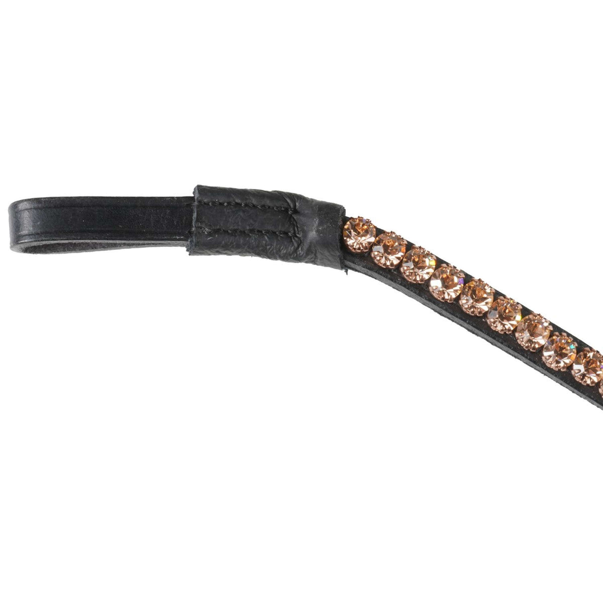 HB Showtime Browband Rose Gold Black