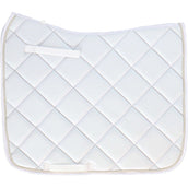 HB Saddlepad Sparkling Glitter Dressage White