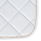 HB Saddlepad Sparkling Glitter Dressage White