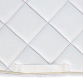 HB Saddlepad Sparkling Glitter Dressage White